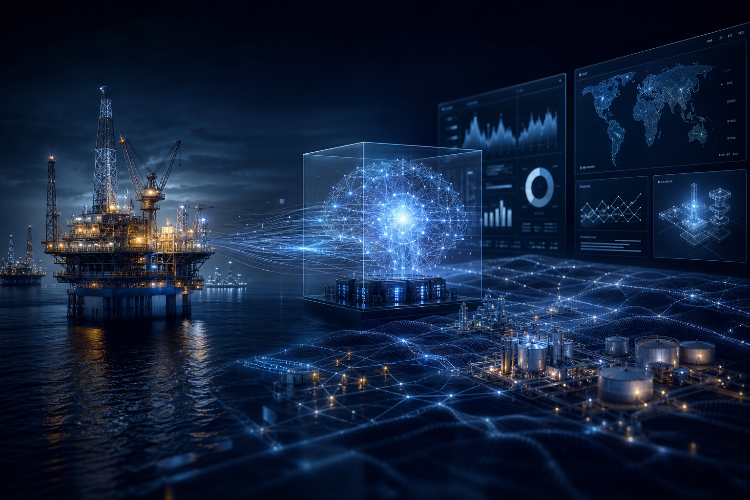 Connected oil and gas operations transformed through enterprise analytics and AI